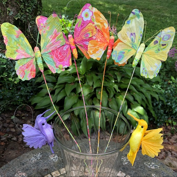 Accents Butterfly And Hummingbird Floral Picks Poshmark